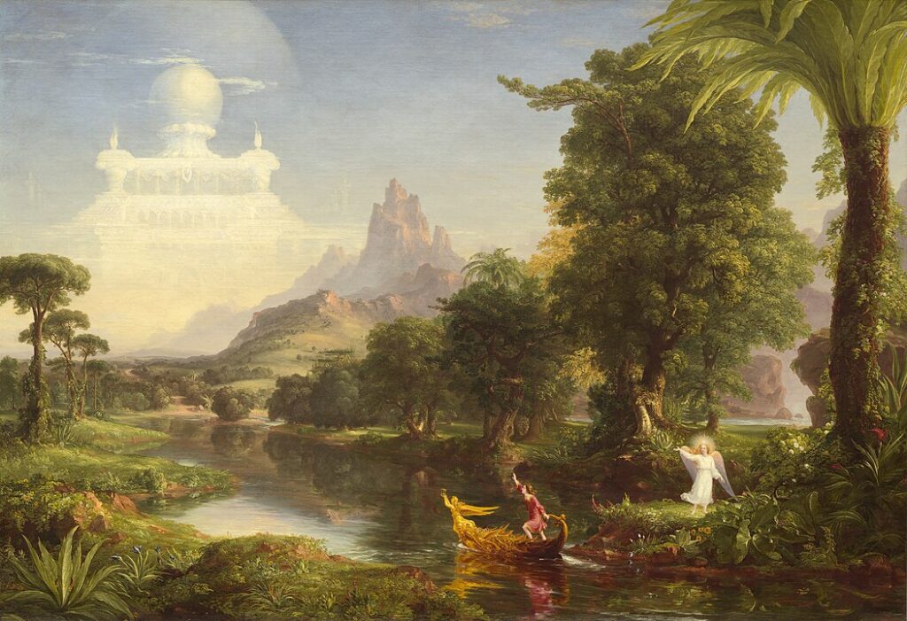 Thomas Cole Voyage of Life - Youth, 1842