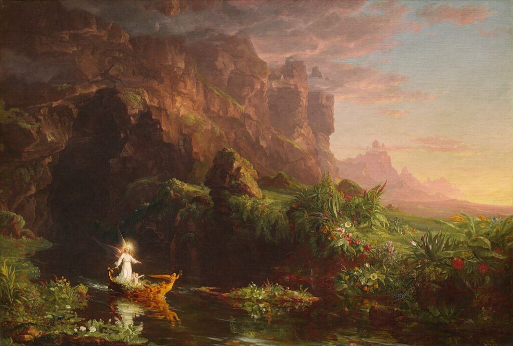 Thomas Cole Voyage of Life - Childhood, 1842