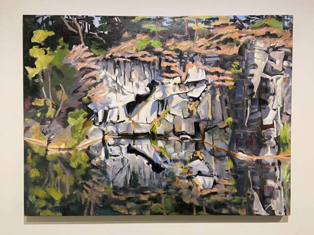 Painting by Joellyn Duesberry in the Zillman Art Museum.