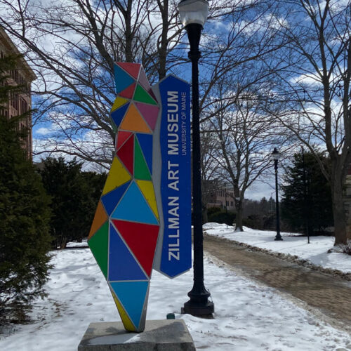 Zillman Art Museum Hannibal Hamlin Parkway entrance.